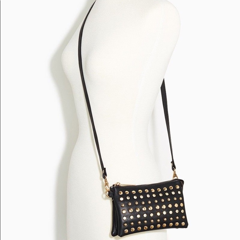 Charming Charlie Studded Crossbody Bag
